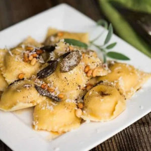 Vegan Butternut Squash Ravioli