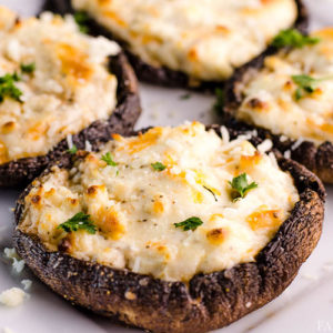 BAKED MUSHROOM CAPS