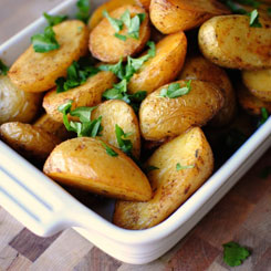 ROASTED CAJUN POTATOES (Vegan- Gluten free)