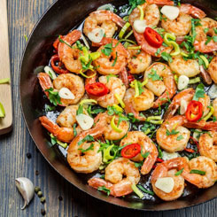 MOROCCAN SWEET AND SPICY SHRIMP
